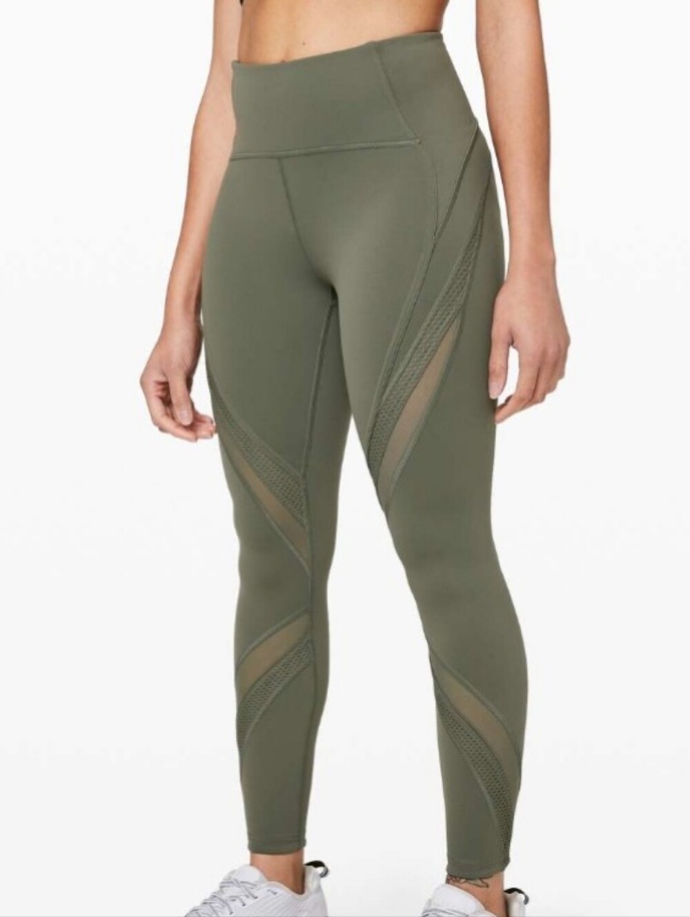 Lululemon Bootcamp Ready Tight Leggings In Grey Sage  8
